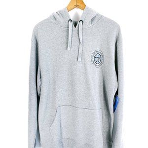 Unit Masters of Manufacture Progress Hoodie Men's Large Heathered Gray Pullover